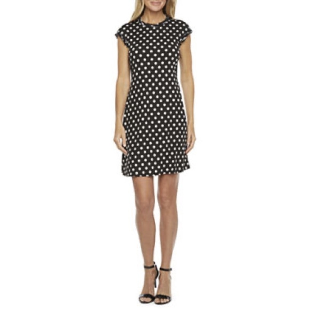Tiana B Polka Dot Dress